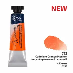 Akvarelové barvy Rosa 10 ml 773 Cadmium Orange Medium